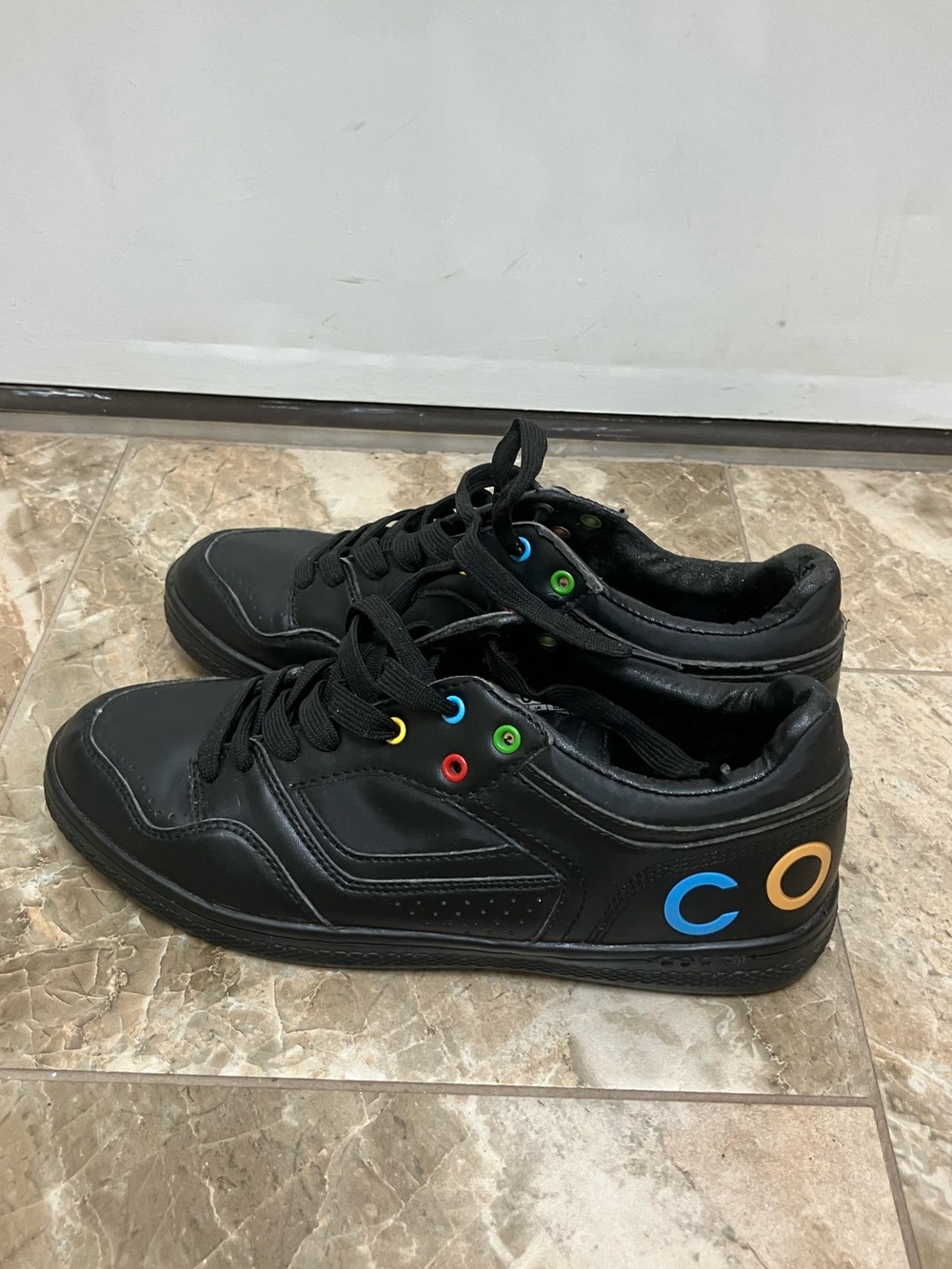 Coogi Australia Black Leather Shoes size 8